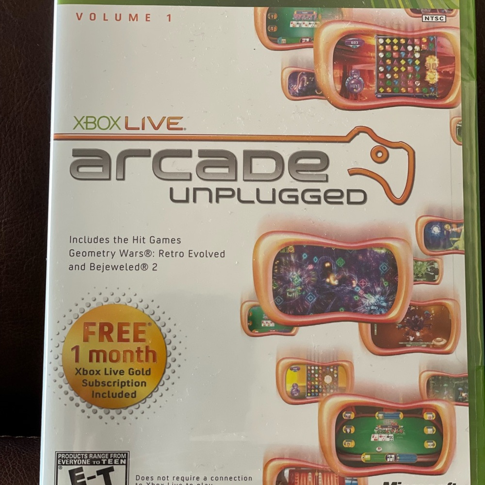 New, sealed Xbox 360 Arcade Unplugged